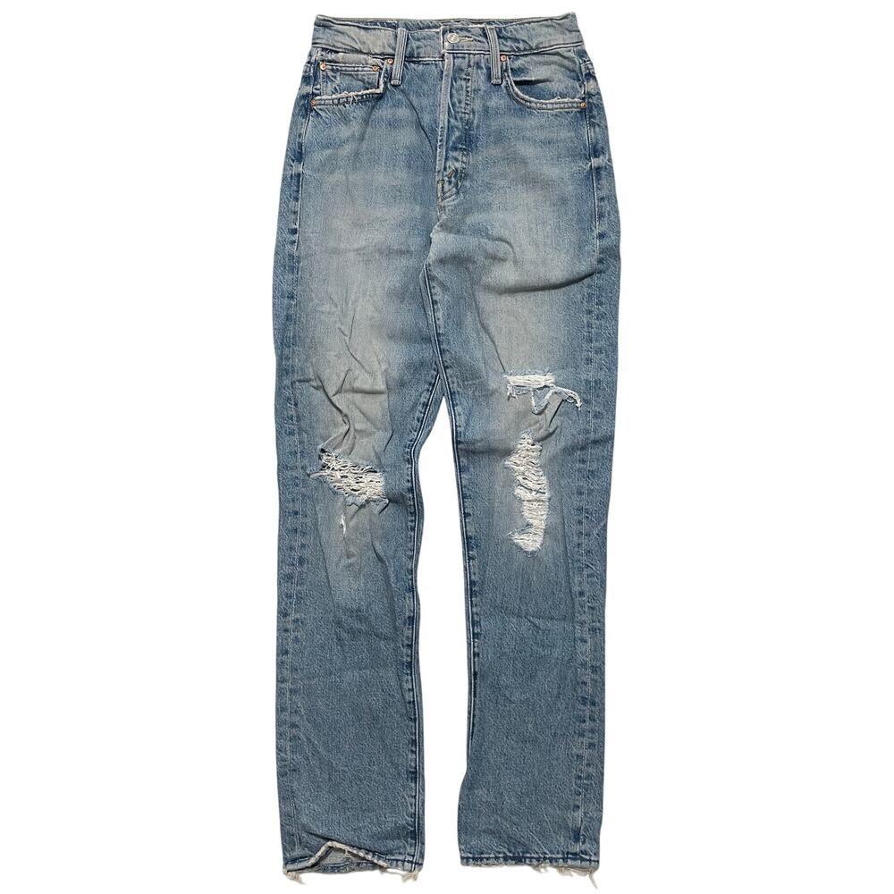 Mother Superior Blue Jeans The Huffy Skimp Straight Hotter On The Other Side 24